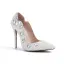 Fashion Ivory Pearl Wedding Shoes 2020 Leather Crystal 10 cm Stiletto Heels Pointed Toe Wedding Pumps