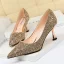 Sparkly Gold Glitter Evening Party Pumps 2020 Sequins 7 cm Stiletto Heels Pointed Toe Pumps