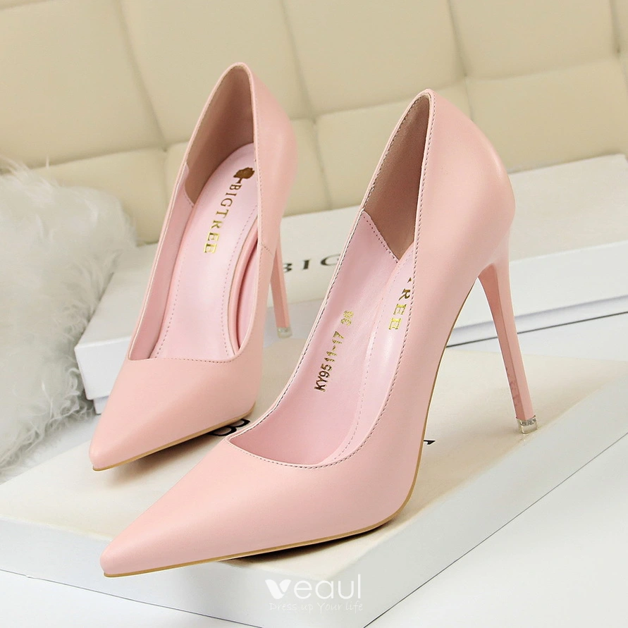 Soft pink pumps on sale