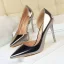 Sexy Bronse Aften Damesko 2020 Patent Lær 10 cm Stiletthæler Spisse Høyhælte