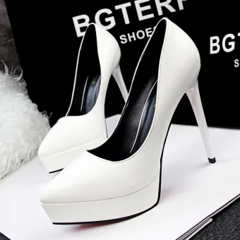Affordable Ivory Evening Party Pumps 2020 12 Cm Stiletto Heels Pointed Toe Pumps