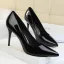 Proste / Simple Czarne Biuro OL Buty Damskie 2020 Skóry Lakierowanej 9 cm Szpilki Szpiczaste Czółenka