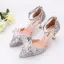 Scintillantes Argenté Chaussure De Mariée 2020 Cristal Faux Diamant Paillettes Bride Cheville 6 cm Talons Aiguilles À Bout Pointu Mariage Talons Hauts