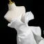 Charmant Weiß Spitze Blumen Applikationen Brautkleider / Hochzeitskleider 2025 Ballkleid Bandeau Ärmellos Rückenfreies Hof-Schleppe Hochzeit