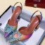 Chic / Beautiful Multi-Colors Rainbow Street Wear Womens Sandals 2020 7 cm Stiletto Heels Crystal Rhinestone Pointed Toe Sandals