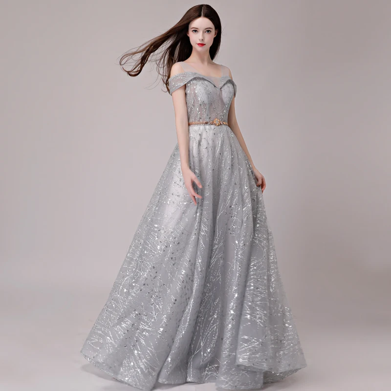 sachin and babi light blue dress Silver Formal Dresses & Evening Gowns