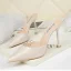 Affordable Beige Casual Womens Sandals 2020 9 cm Stiletto Heels Pointed Toe Sandals