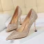 Glitter Goud Avond Pumps 2020 Pailletten 9 cm Naaldhakken / Stiletto Spitse Neus Pumps