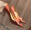 Chic / Beautiful Orange Office Pumps 2020 9 cm Stiletto Heels Pointed Toe Pumps