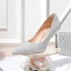 Sparkly Silver Evening Party Pumps 2020 Sequins 8 cm Stiletto Heels Pointed Toe Pumps