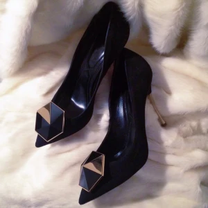 Simple Noire Bureau Ol Escarpins 2020 10 Cm Talons Aiguilles À Bout Pointu Escarpins