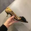 Chic / Beautiful Gold Casual Flat Pumps 2020 Bow Patent Leather 5 cm Stiletto Heels Pointed Toe Pumps