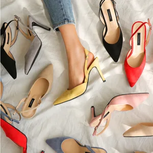 Modest Simple Yellow Casual Suede Womens Shoes 2020 10 Cm Stiletto Heels Pointed Toe Heels