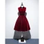 Classy Burgundy Suede Homecoming Graduation Dresses 2020 A-Line / Princess High Neck Sleeveless Knee-Length Formal Dresses