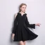 Chic / Beautiful Black Homecoming Graduation Dresses 2020 A-Line / Princess V-Neck 3/4 Sleeve Short Formal Dresses