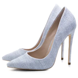 Mode Argenté Soirée Glitter Escarpins 2020 12 Cm Talons Aiguilles À Bout Pointu Escarpins