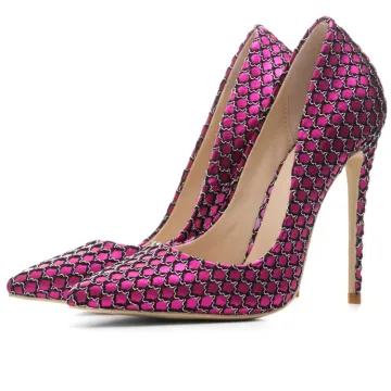 Mote Fuchsia Fest Pumps 2020 12 Cm Stiletthæler Spisse Pumps