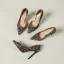 Chic / Beautiful Brown Street Wear Leopard Print Pumps 2020 Suede 10 cm Stiletto Heels Pointed Toe Pumps