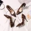 Chic / Beautiful Brown Street Wear Leopard Print Suede Pumps 2020 10 cm Stiletto Heels Pointed Toe Pumps