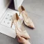 Mode Beige Rendez-vous Tachetée Escarpins 2020 9 cm Talons Aiguilles À Bout Pointu Escarpins