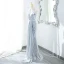 Scintillantes Argenté Paillettes Robe De Soirée 2024 Trompette / Sirène Titulaire Sans Manches Dos Nu Train De Balayage Soirée Robe De Ceremonie
