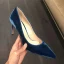 Modest / Simple Ink Blue Office OL Pumps 2020 Suede 6 cm Stiletto Heels Pointed Toe Pumps