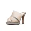 Fashion Gold Street Wear Womens Sandals 2020 Glitter Sequins 9 cm Stiletto Heels Open / Peep Toe Sandals