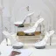 Sexy Blanche Voyage de noces Cristal Sandales Femme 2020 X-Strap Bride Cheville 13 cm Talons Aiguilles Peep Toes / Bout Ouvert Sandales