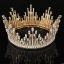 Złote Rhinestone Perła Metal Tiara 2017 Vintage Najpiękniejsze / Ekskluzywne Biżuteria Ślubna