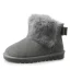 Modern / Fashion Womens Boots 2017 Khaki Leather Ankle Suede Casual Winter Flat Snow Boots