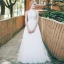 Chic / Beautiful Ivory Beach Wedding Dresses 2018 A-Line / Princess Lace Shoulders Sleeveless Floor-Length / Long Wedding
