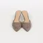 Chic / Beautiful Grey Casual Suede Womens Sandals 2020 6 cm Stiletto Heels Pointed Toe Sandals