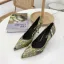 Fashion Yellow Evening Party Fish Scales Pumps 2020 Leather 8 cm Stiletto Heels Pointed Toe Pumps