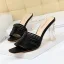 Chic / Beautiful Black Casual Womens Sandals 2020 7 cm Stiletto Heels Open / Peep Toe Sandals