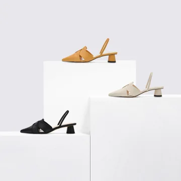 Enkel Svart Casual Sandaler Dame 2020 3 Cm Tykk Hæler Lav Hæl Spisse Sandaler