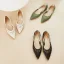 Modest / Simple Black Casual Leather Womens Sandals 2020 Pierced Flat Pointed Toe Sandals