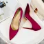Snygga / Fina Burgundy Kontors OL Pumps 2020 10 cm Stilettklackar Spetsiga Pumps