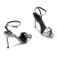 Sexy Argenté Soirée Cuir Sandales Femme 2020 Bride Cheville Paillettes 10 cm Talons Aiguilles Peep Toes / Bout Ouvert Sandales