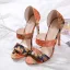 Modest / Simple Multi-Colors Casual Womens Sandals 2020 12 cm Stiletto Heels Open / Peep Toe Sandals