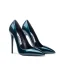 Fashion Dark Green Office OL Pumps 2020 Patent Leather 12 cm Stiletto Heels Pointed Toe Pumps