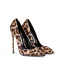 Mode Tan Afton Leopardmönstrad Pumps 2020 12 cm Stilettklackar Spetsiga Pumps