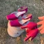 Vintage Rose Rot Freizeit Wildleder Sandalen Damen 2021 9 cm Thick Heels Quadratische Zehe Sandaletten Hochhackige