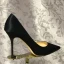 Elegant Black Cocktail Party Leather Satin Pumps 2020 10 cm Stiletto Heels Pointed Toe Pumps