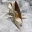 Elegante Weiß Perle Brautschuhe 2020 Leder 10 cm Stilettos Spitzschuh Hochzeit Pumps