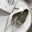 Charmant Weiß Strass Brautschuhe 2020 Leder 10 cm Stilettos Spitzschuh Hochzeit Pumps