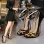 Unique Karneval Club Pumps 2020 Knöchelriemen 16 cm Stilettos Spitzschuh Pumps