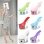 Chic / Beautiful White Summer Outdoor / Garden Crystal Womens Sandals 2020 17 cm Thick Heels Open / Peep Toe Sandals