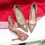 Chinese style Red Wedding Shoes 2020 Pearl Rhinestone 8 cm Stiletto Heels Pointed Toe Wedding Pumps