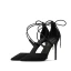 Chic / Beautiful Black Street Wear Womens Sandals 2020 X-Strap 10 cm Stiletto Heels Pointed Toe Sandals