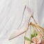 Glittrande Silver Brudskor 2020 Rhinestone Paljetter 9 cm Stilettklackar Spetsiga Bröllop Pumps
